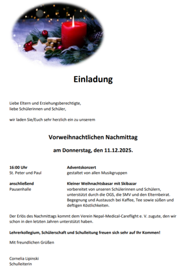 Vorweihnachtlicher Nachmittag